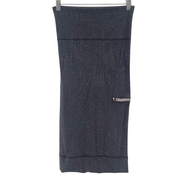 Lululemon Scarf Wrap Shrug Heathered Black Grey - Picture 3 of 8